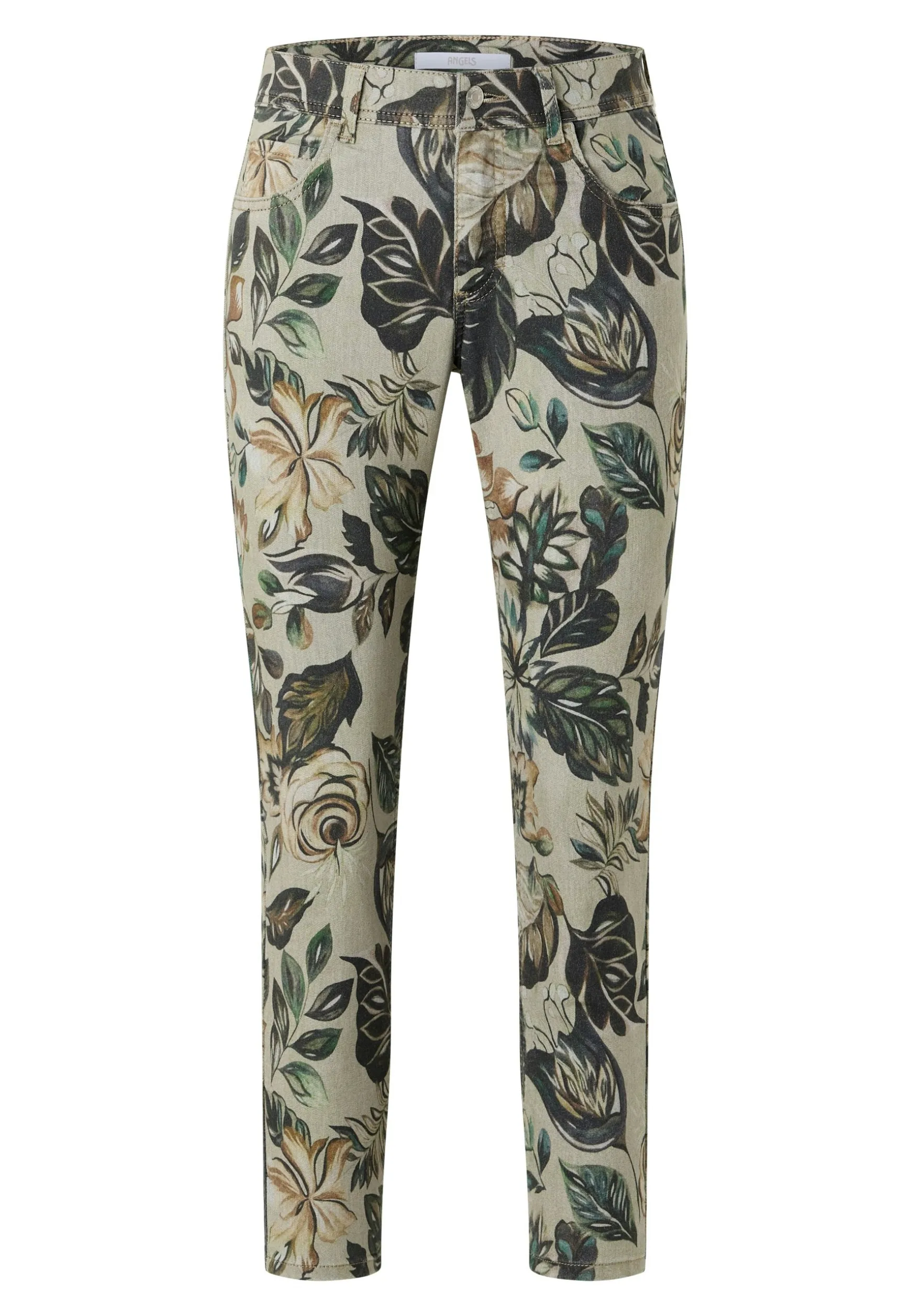Jeans Ornella mit Blumenmuster
