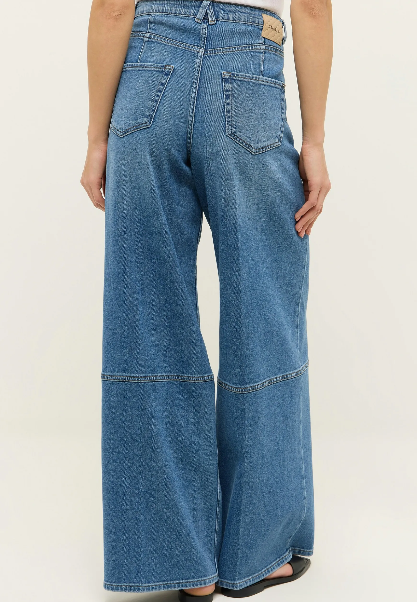 Jeans Seamed Palazzo