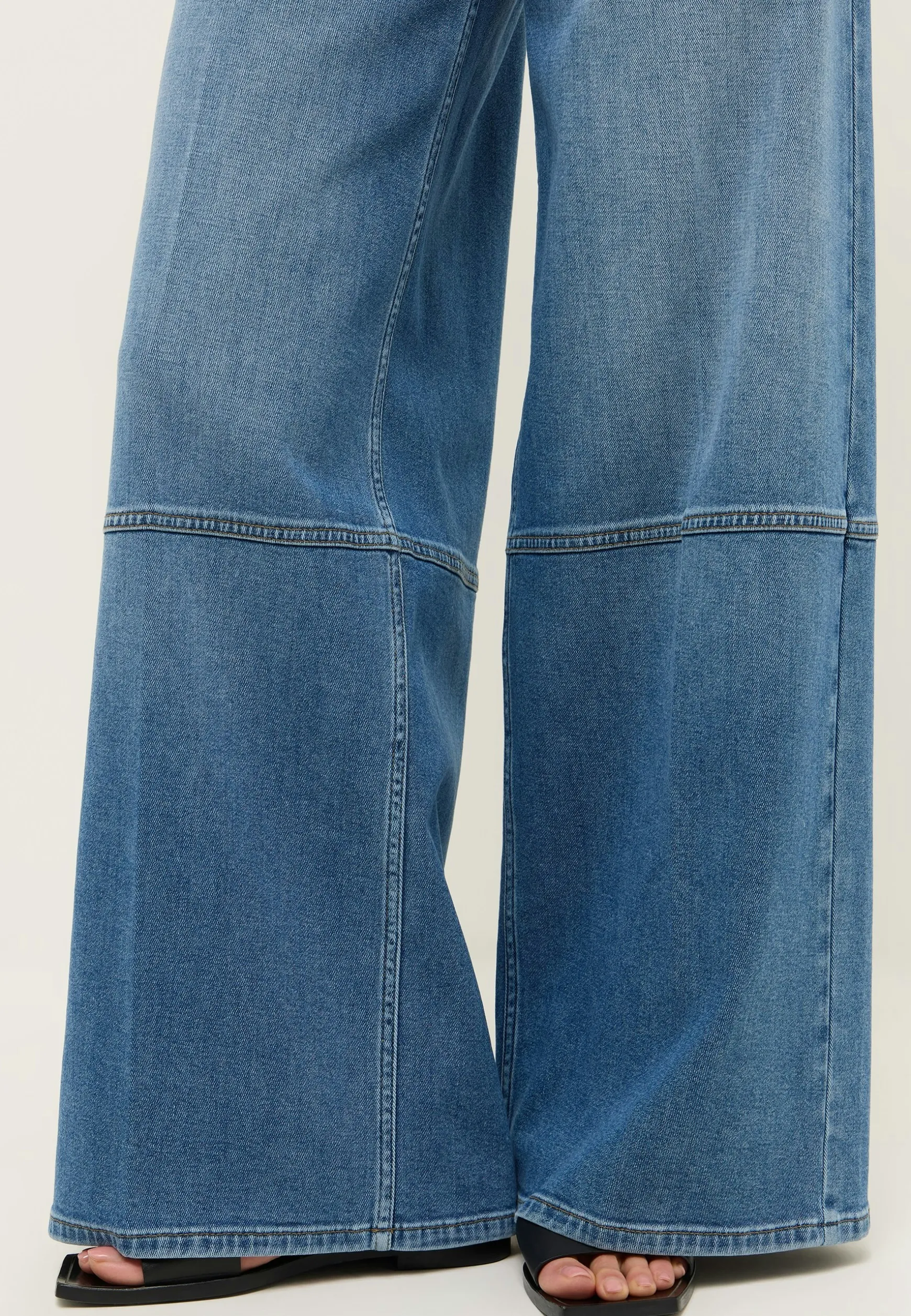Jeans Seamed Palazzo