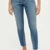 Jeans Skinny Ankle Zip Fringe