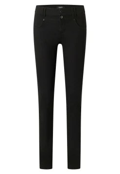 Jeans Skinny Button mit authentischem Denim