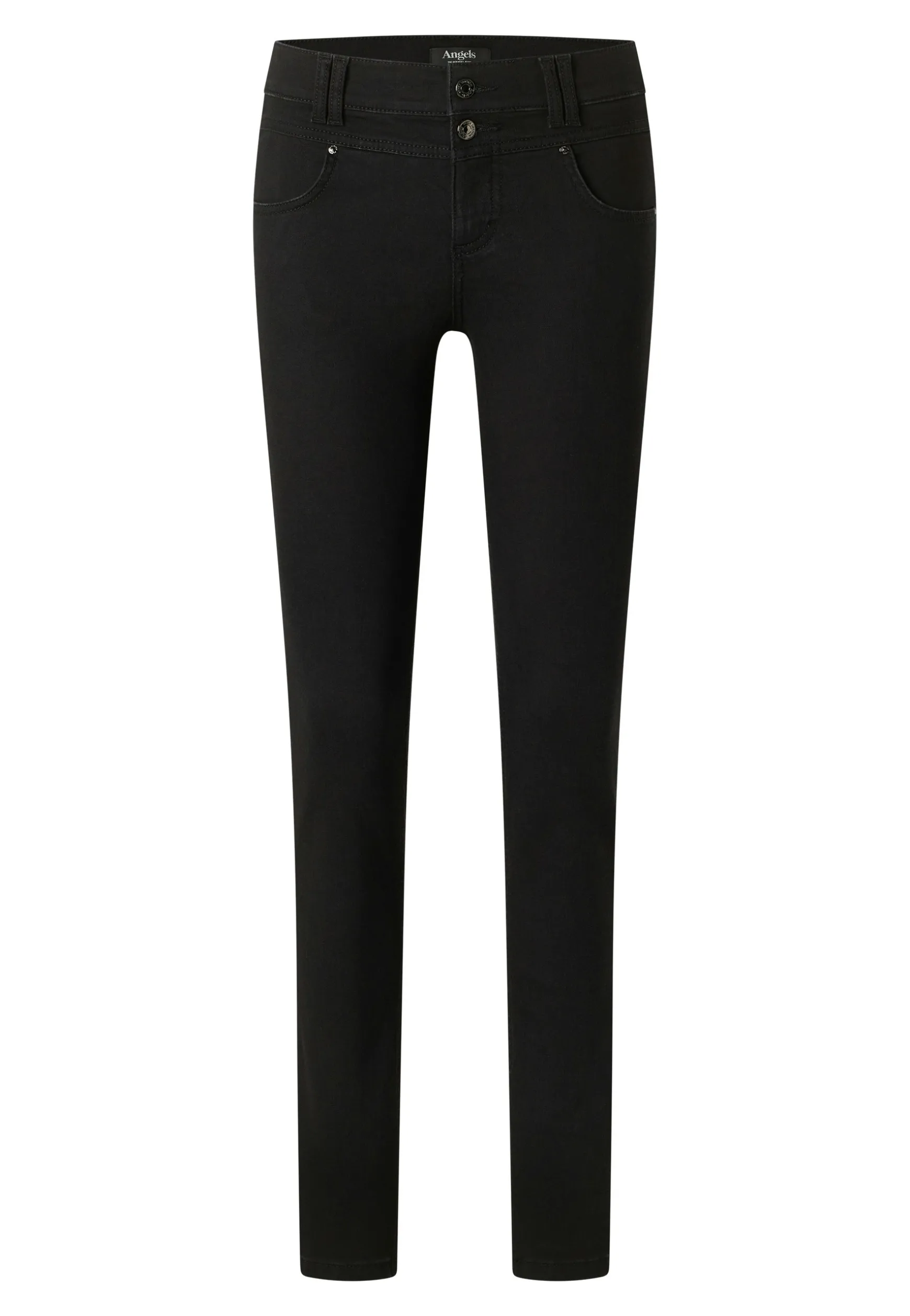 Jeans Skinny Button mit authentischem Denim