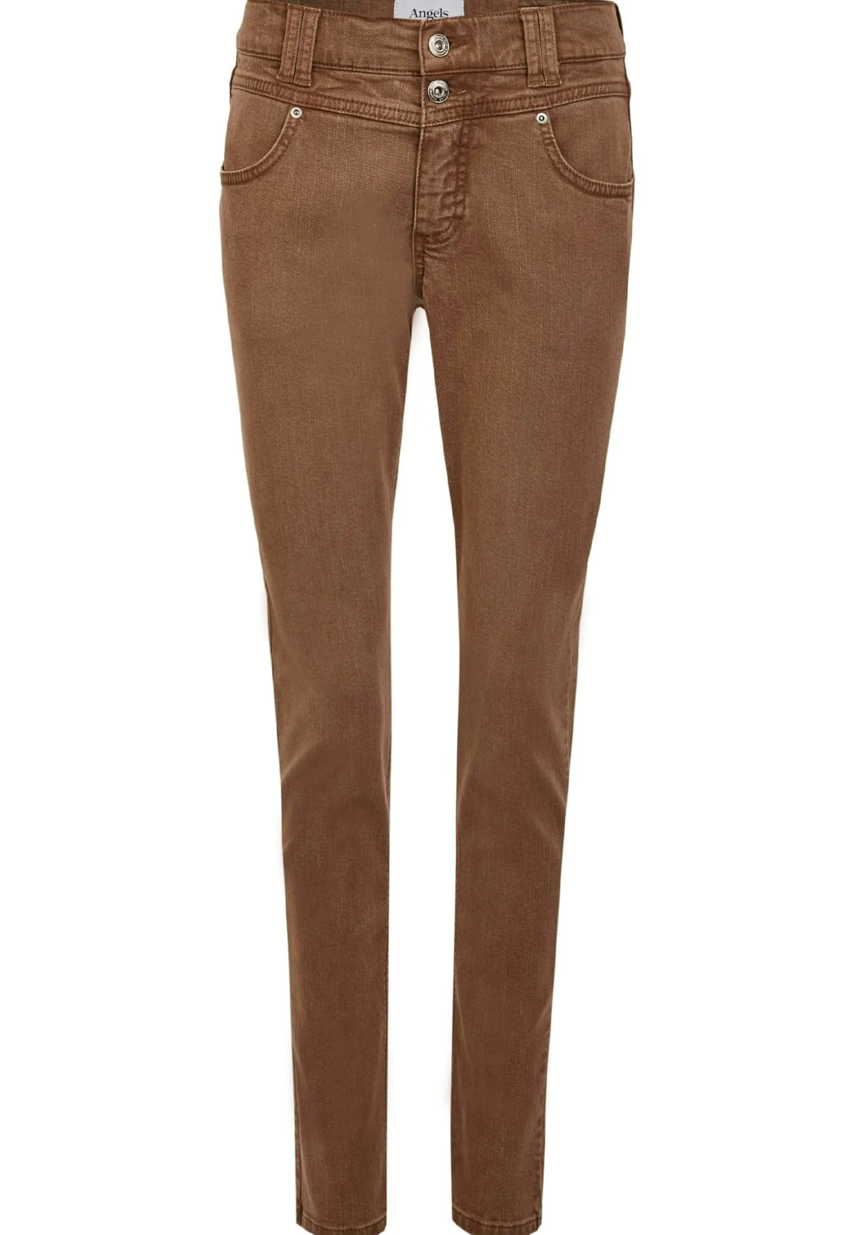 Jeans Skinny Button mit Coloured Denim