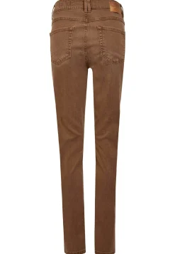 Jeans Skinny Button mit Coloured Denim