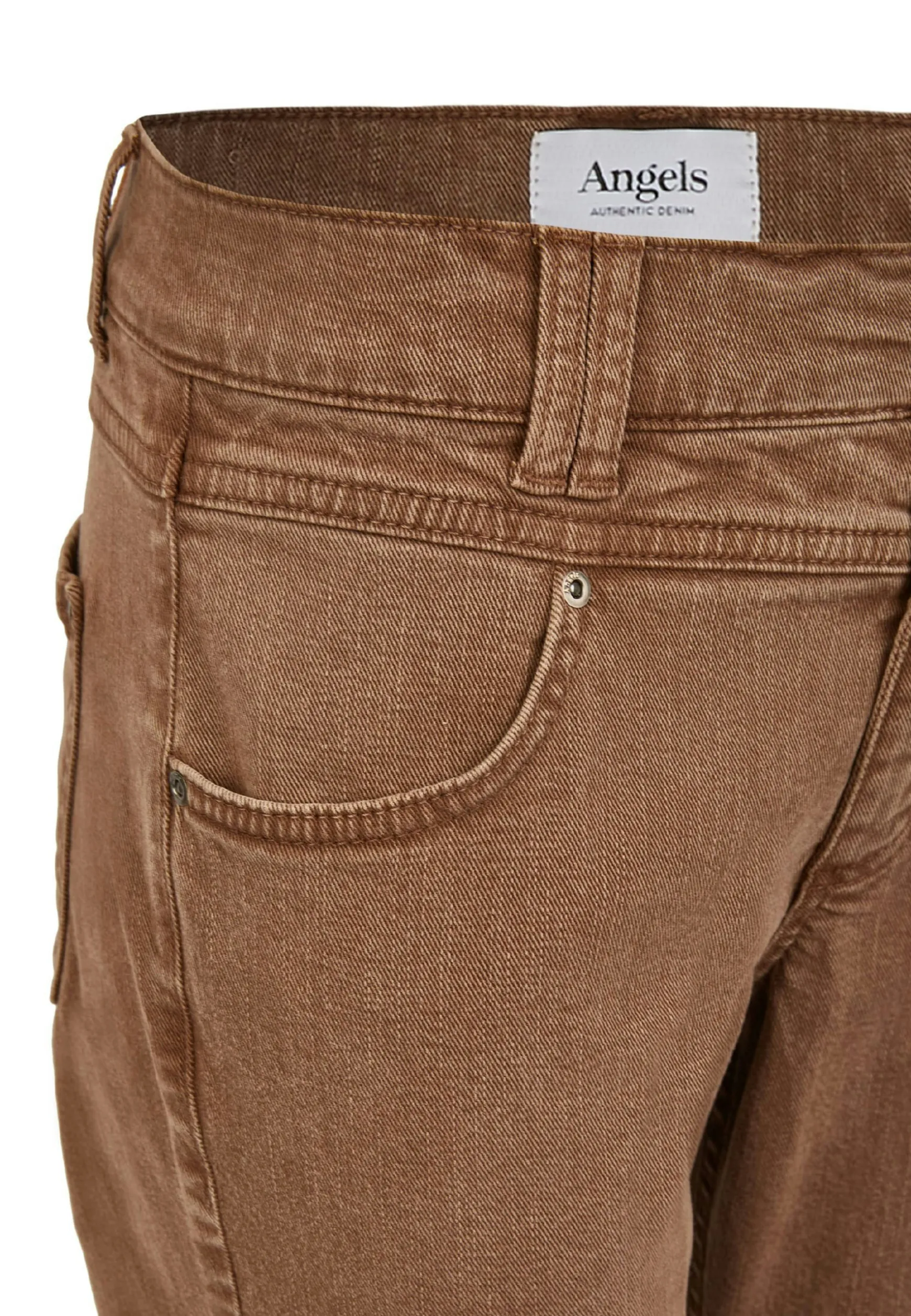 Jeans Skinny Button mit Coloured Denim