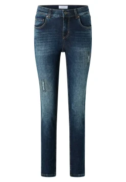 Jeans Skinny Destroy Glam mit Ziersteinen