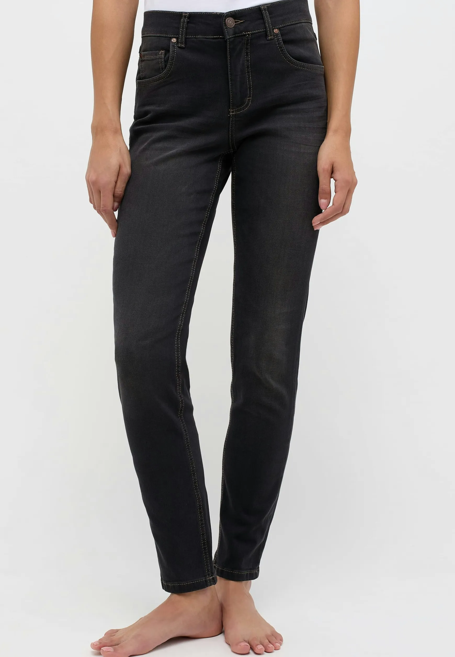Jeans Skinny mit authentischem Denim