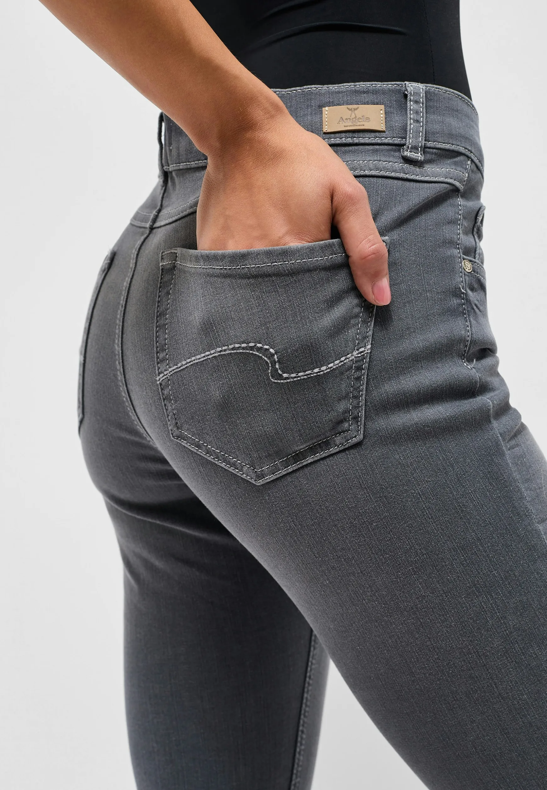 Jeans Skinny mit authentischem Denim