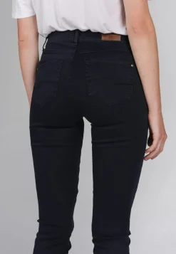 Jeans Skinny mit unifarbenem Design