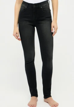 Jeans Skinny mit Used-Waschung