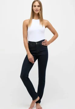Jeans Skinny mit Used-Waschung