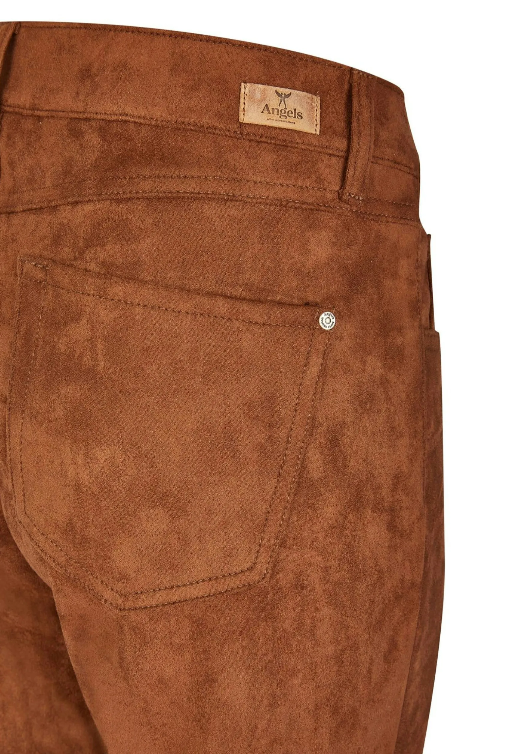 Lederimitathose Skinny in Uni-Design