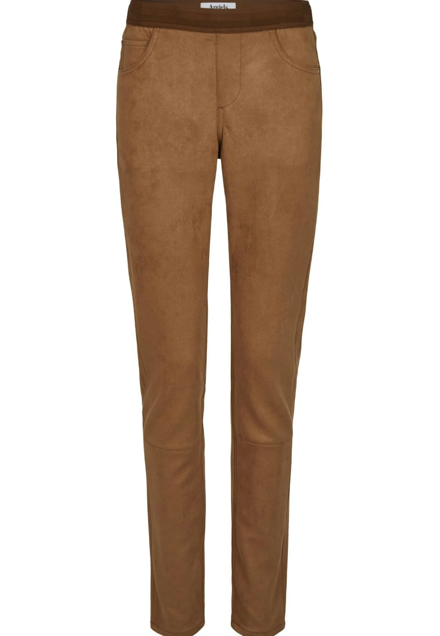 Lederimitathose Skinny Shape Seam mit Ziernu00c3u00a4hten