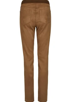 Lederimitathose Skinny Shape Seam mit Ziernu00c3u00a4hten