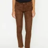 Skinny-fit-Jeans Skinny mit kariertem Allover-Muster
