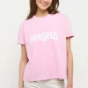 T-Shirt Angels Logo Print