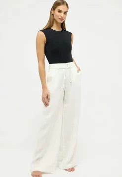 Unifarbene Hose New Wide Leg